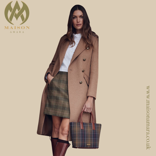 Ladies Barbour Birch Tartan Tote