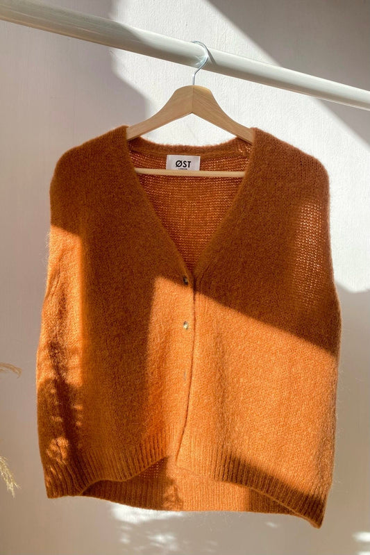 Erika Mohair Vest -Hazel