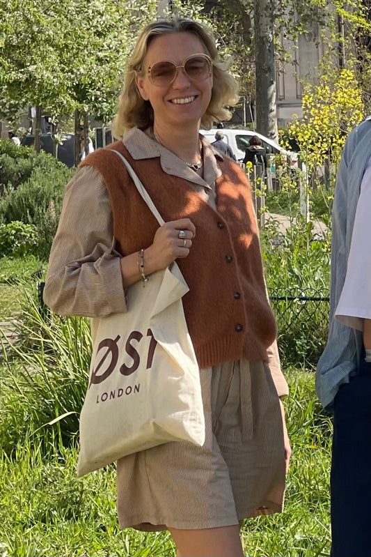 Erika Mohair Vest -Hazel