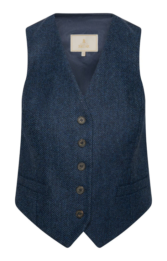 Ladies Tweed Dress Waistcoat
